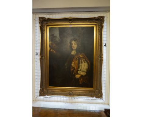 European School,&nbsp;contemporary, a half-length portrait of a Stuart gentleman, oil on canvas laid on board, 100.5 x 75cm.&