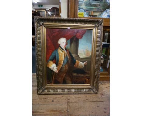 R Fantoni,&nbsp;contemporary three quarter length portrait of a military officer, signed, oil on canvas, 75 x 60cm. 