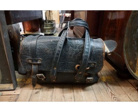 Railwayana:&nbsp;a collection of items, to include: signal flags; whistle; waistcoat; lamp; and leather driver's kit bag.&nbs
