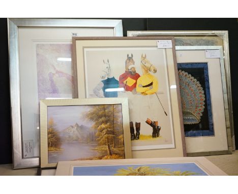 Charlotte Atkinson (20th century) Signed Limited Edition Giclee Print titled ' Tidal Spirits III ', no. 65/250, image measure