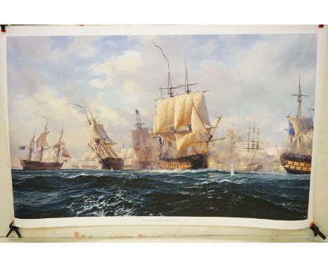 Steven Dews (British b. 1949) Gouttelette Limited Edition Print titled ' Battle of Copenhagen ' no. 62/195 with Rosenstiels c