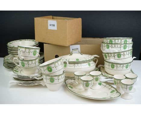 Collection of Royal Doulton 'Countess ' Dinner and Tea Ware including 6 Demi-Tasse Coffee Cans and Saucers plus 1 Can, 4 x 6"