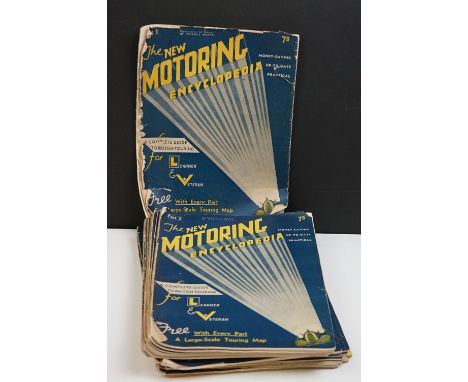 The New Motoring Encyclopedia magazine 1937, a complete run of 35 issues, together with three 1960s issues of Motor racing ma
