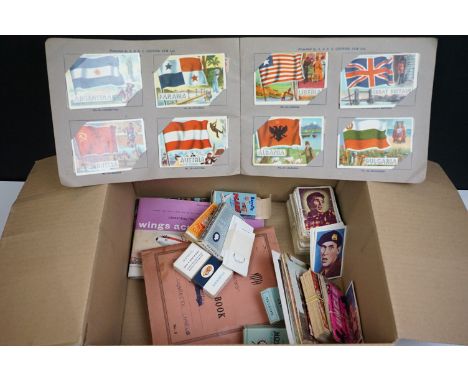 Group of cigarette &amp; trade cards, in albums and loose, to include Ogden's, Lyons Tea, A &amp; BC, Brooke Bond, Weetabix, 