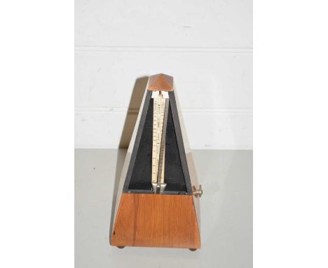 Vintage hardwood cased metronome