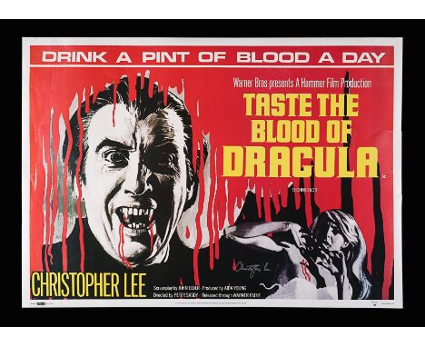 Hammer Horror's 1970 victorian vampire gorefest "Taste The Blood of Dracula". Tom Chantrell has produced one of the classic 1