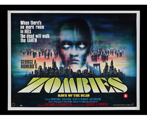 George A. Romero's 1978 blood splattered sequel "Zombies: Dawn of the Dead". Featuring country unique (British) Tom Chantrell