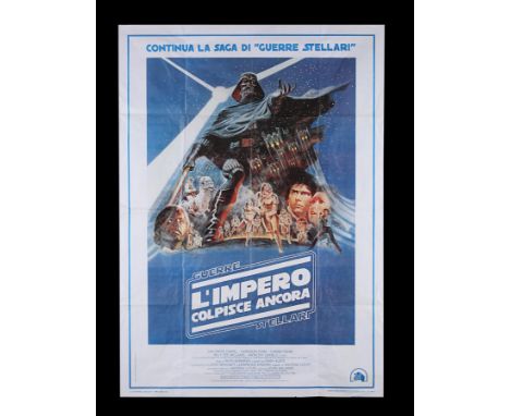 Impressive in this large European format. Tom Jung's artwork for "Star Wars: Episode V - Empire Strikes Back" (1980) is a rea