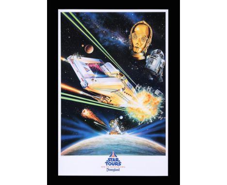 "Star Tours" is a motion simulator attraction ride based on George Lucas' Star Wars film series. The first incarnation of the
