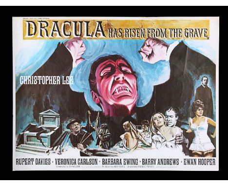 Artist Tom Chantrell produced some impressive posters for Hammer, with his campaigns for their Dracula series of films of par