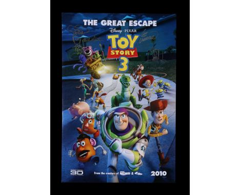 Designed by creative arts agency Proof, this original 2010 One-Sheet for "Toy Story 3" is the 'Great Escape' style and has be