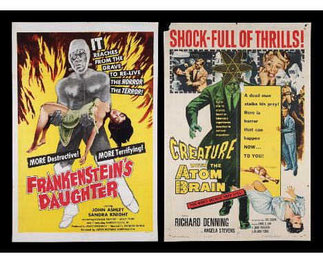 Campy horror sci-fi was a staple diet for cinema attendees in 1950 America, often marketed with an equally cheesy film poster