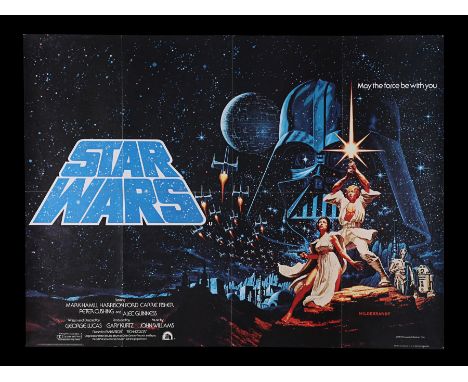 A fine example of one of the rarest and most sought after Star Wars posters originally produced in 1977, the Hildebrandt Brot