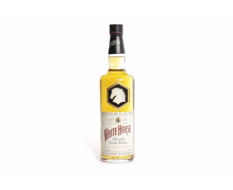 WHITE HORSE 86 PROOFBlended Scotch Whisky. Produced by White Horse Distillers Ltd., Glasgow. Sole Importers for USA: Browne-V