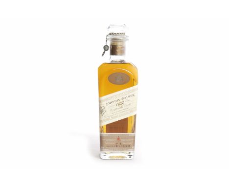 JOHNNIE WALKER 1820 Blended Scotch Whisky. Bottle no. A004935. 700ml, 40% volume.  CONDITION REPORT: Very good. 