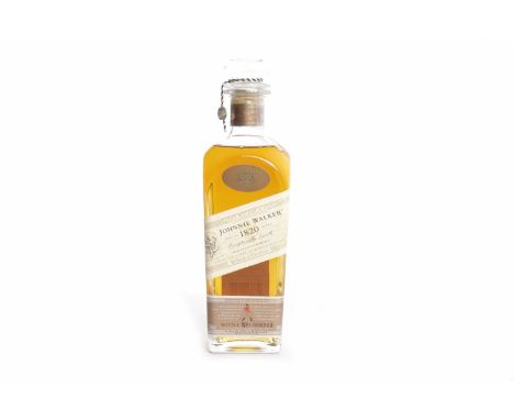 JOHNNIE WALKER 1820Blended Scotch Whisky. Bottle no. A006993. 700ml, 40% volume.  CONDITION REPORT: Very good. 