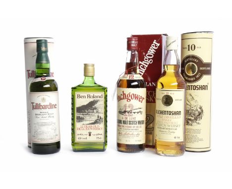 INCHGOWER 12 YEARS OLD - FROM THE HOUSE OF BELL'SActive. Buckie, Banffshire. 26 2/3 fl.oz (75.7cl), 70° proof, in carton. AUC