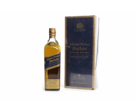 JOHNNIE WALKER BLUE LABELBlended Scotch Whisky.Bottle no. D22872JW. 70cl, 40% volume, in presentation box. CONDITION REPORT: 