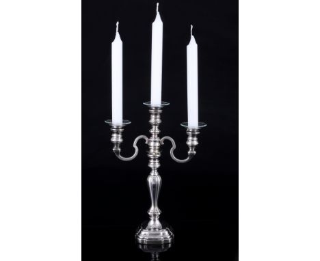 Robbe &amp; Berking Alt-Augsburg 925 Silber Kerzenständer, sterling silver candlestick,Silber, gestempelt 925 + Halbmond&amp;