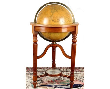 Philips England Handelsschifffahrt Globus um 1920, Merchant Shippers Globe,Englischer Büchereiglobus der Handelsschifffahrt, 