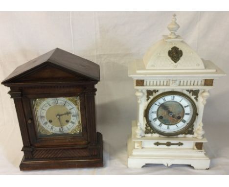 2 late 19th/early 20th century bracket clocks (not working)