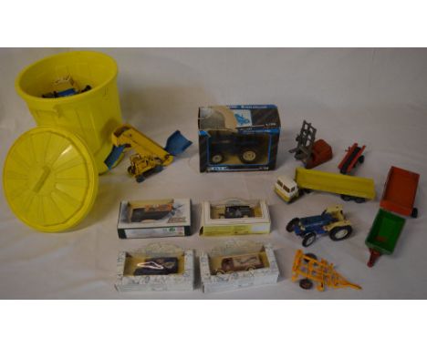 Various die cast model vehicles including Dinky, Corgi, Lledo etc