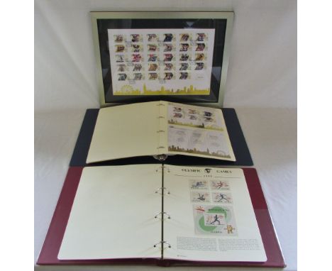 Olympic/Paralympic 2012 gold medal winners framed stamp collection numbered limited edition, 2012 Olympic stamp collection & 