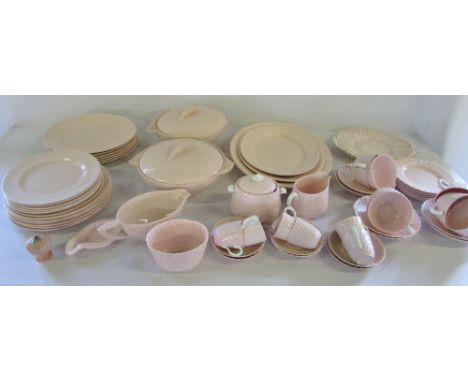 Quantity of Wedgwood 'Blush Rose' part dinner service & Minton pink part tea and coffee service