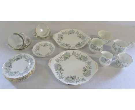 Royal Albert part tea service 'Silver Maple' approximately 23 pieces