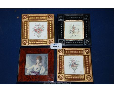 Four Royal Doulton Miniatures from the Royal Doulton Fine Art Collection 