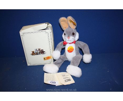 A boxed Steiff Bunny Rabbit