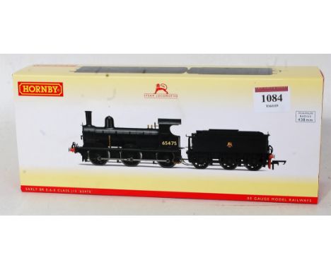 A Hornby R3381 BR black early livery class J15 0-6-0 engine and tender with instructions No. 65475 DCC ready (M-BM)
