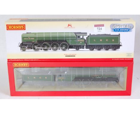 Hornby R3246 TTS digital sound fitted LNER lined green 'Cock o the North' engine and tender (M-BNM)
