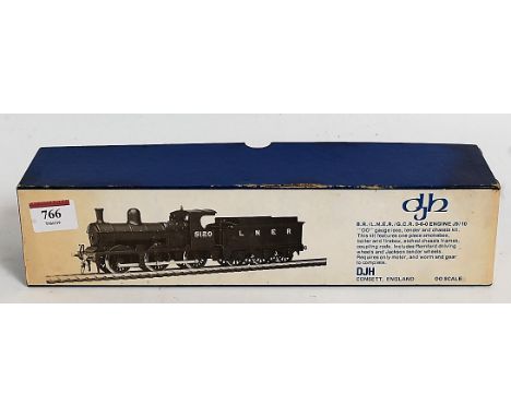 A DJH whitemetal kit to make LNER/GCR class J9/10 0-6-0 engine and tender, appears complete (G-BG)