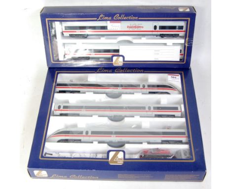 A Lima H0 four coach ICE train together with two additional coaches (G-BG)Extra info: Box for coach set is sealed.  All as is