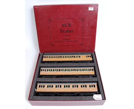 ACE Trains C26/S Metropolitan 3-coach set comprising Br/3rd No. 427, all/3rd No. 465 and all/1st No. 509 (NM-BE), all fitted 