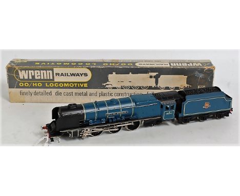 Wrenn Railways W2229 BR blue 'City of Glasgow' engine and tender, with instructions (G-BP)