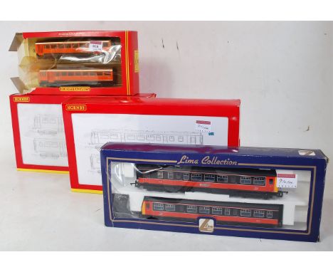 Selection of DMUs of mainly Scottish interest, Hornby R2696 2 car DMU class 101 Scotrail livery (M-BM) R3047 similar to above