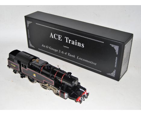 ACE Trains 2-6-4 tank loco BR42608 BR lined black (NM-BNM) with outer cardboard box