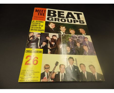 1964 - Meet the Beat groups (Number 13) by Cyrus Andrews to include articles and pictures of The Beatles, The Hollies The Rol