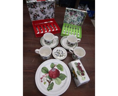 Portmeirion Holly &amp; Ivy and Botanics boxed cutlery and ceramics