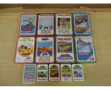 Vintage Top Trumps cards&nbsp;