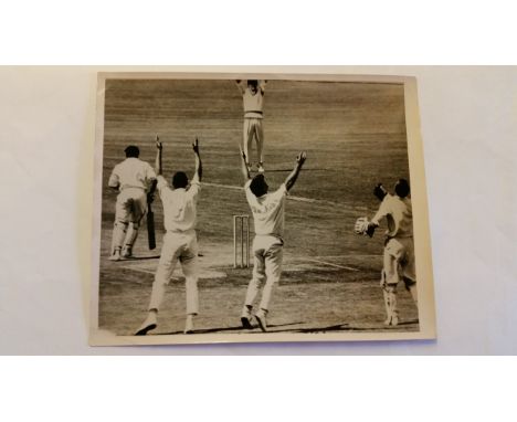 CRICKET, press photos, Australia, 1960s, inc. Jarman just reaching crease; v Pakistan 1964, Saeed Ahmad caught by Ian Chappel