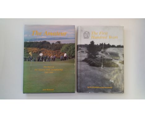 GOLF, selection, inc. Bernard Gallagher letter (Wentworth headed notepaper; Peter Allis signed menu; hardback editions (each 