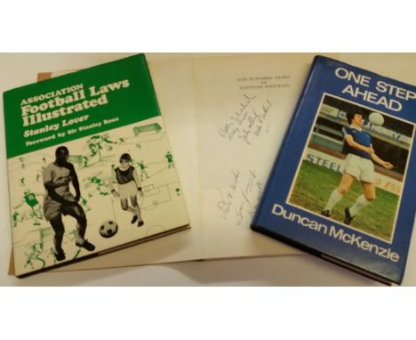 FOOTBALL, signed books, inc. 100 Years of Scottish Football (signed by John McPhail &amp; one other), Association Football La