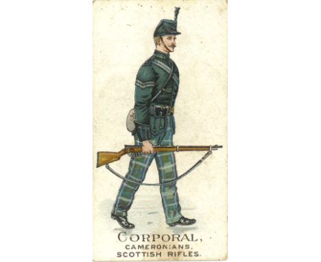 GALLAHER, Types of the British Army (1-50), complete, un-numbered, green, FR to generally G, 50