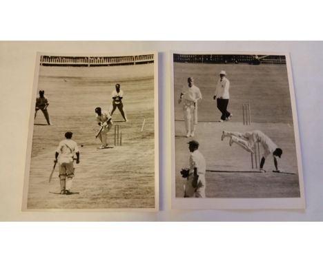 CRICKET, press photos, 1964/5 New South Wales at Perth &amp; Queensland, inc. Gordon Becker, Graham Bizzell etc., agency stam