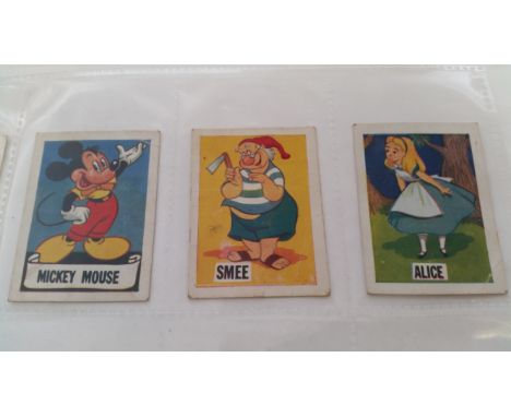 BARRATT &amp; BASSETT, part sets &amp; odds, inc. medium &amp; large, Disneyland True Life, Disney Characters, Modern aircraf