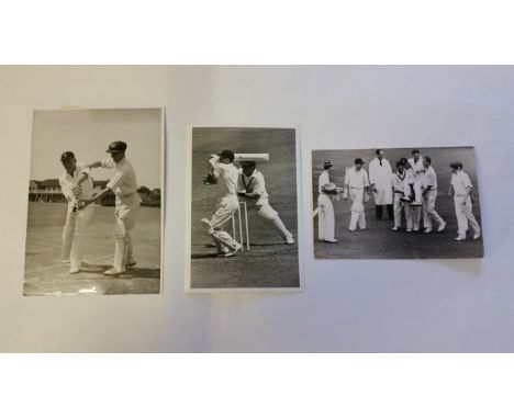 CRICKET, press photos, showing , agency stamp to back (4) &amp; date stamps for date of publishing, 8 x 10 &amp; smaller, FR 