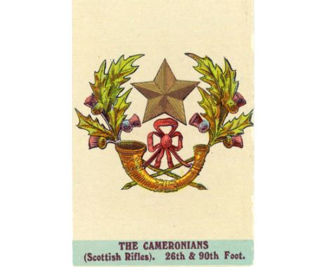 SILKS, anon., Crests &amp; Badges of the British Army, medium, EX, 93